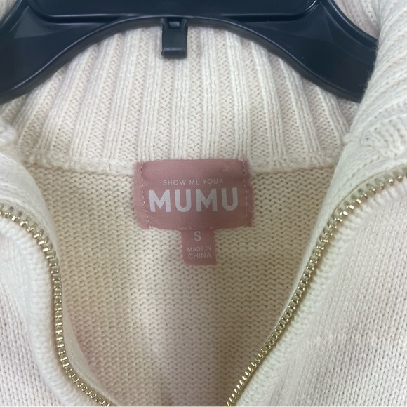 Show Me Your Mumu Weston Half Zip Pullover in Rainbow Slope. Size Small - Picture 7 of 11